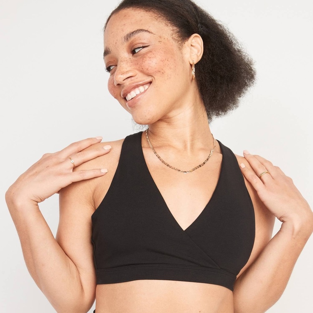 Old Navy Active sports bra black - low support, like new